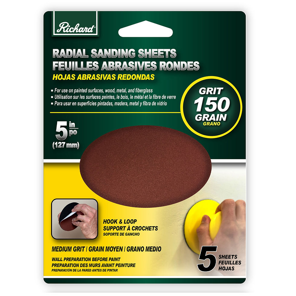 Miniature : PAPIER DE SABLAGE ROND (5 '')