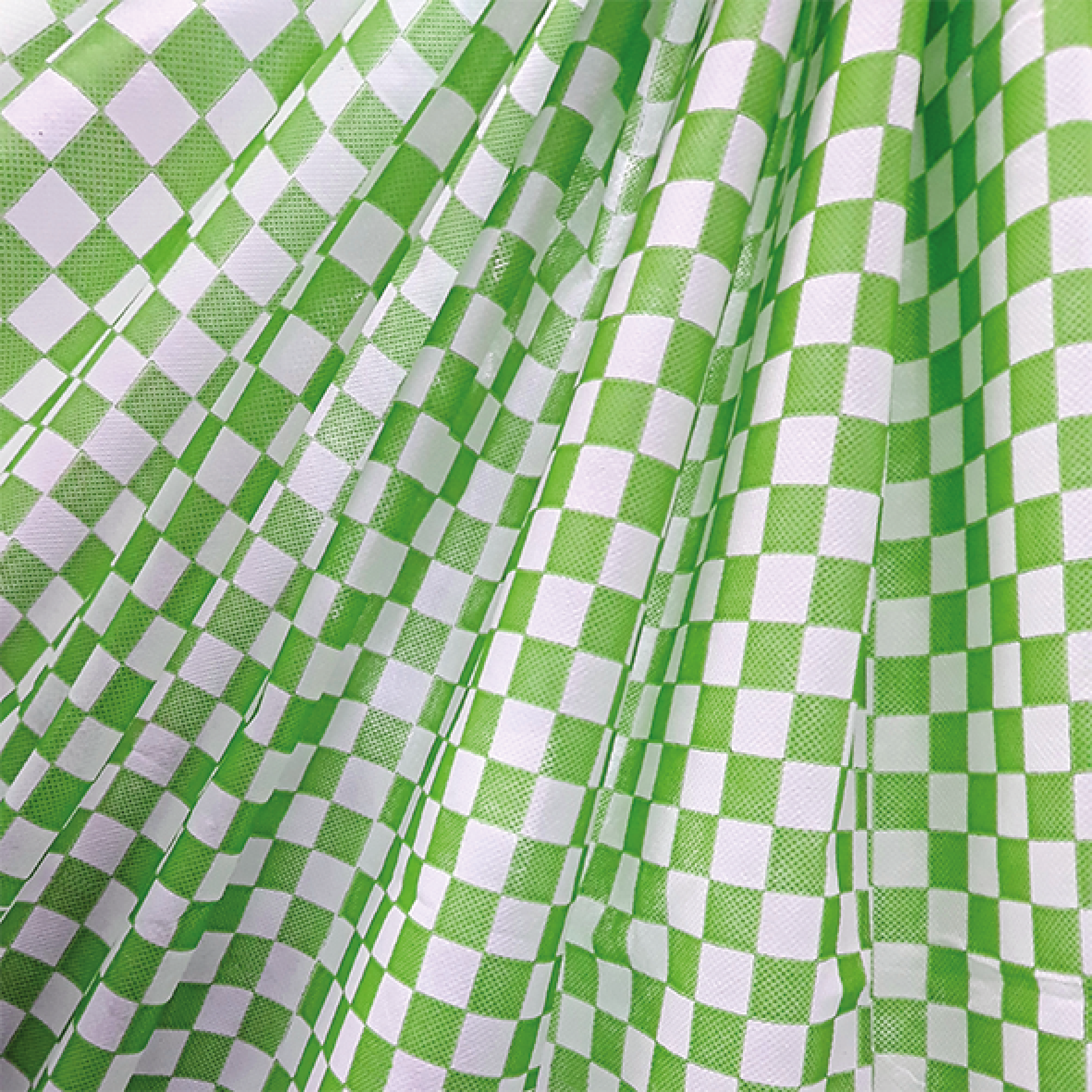 Tela Multiuso Cuadritos Verde Manzana - 1,20 mts. X 5 mts.