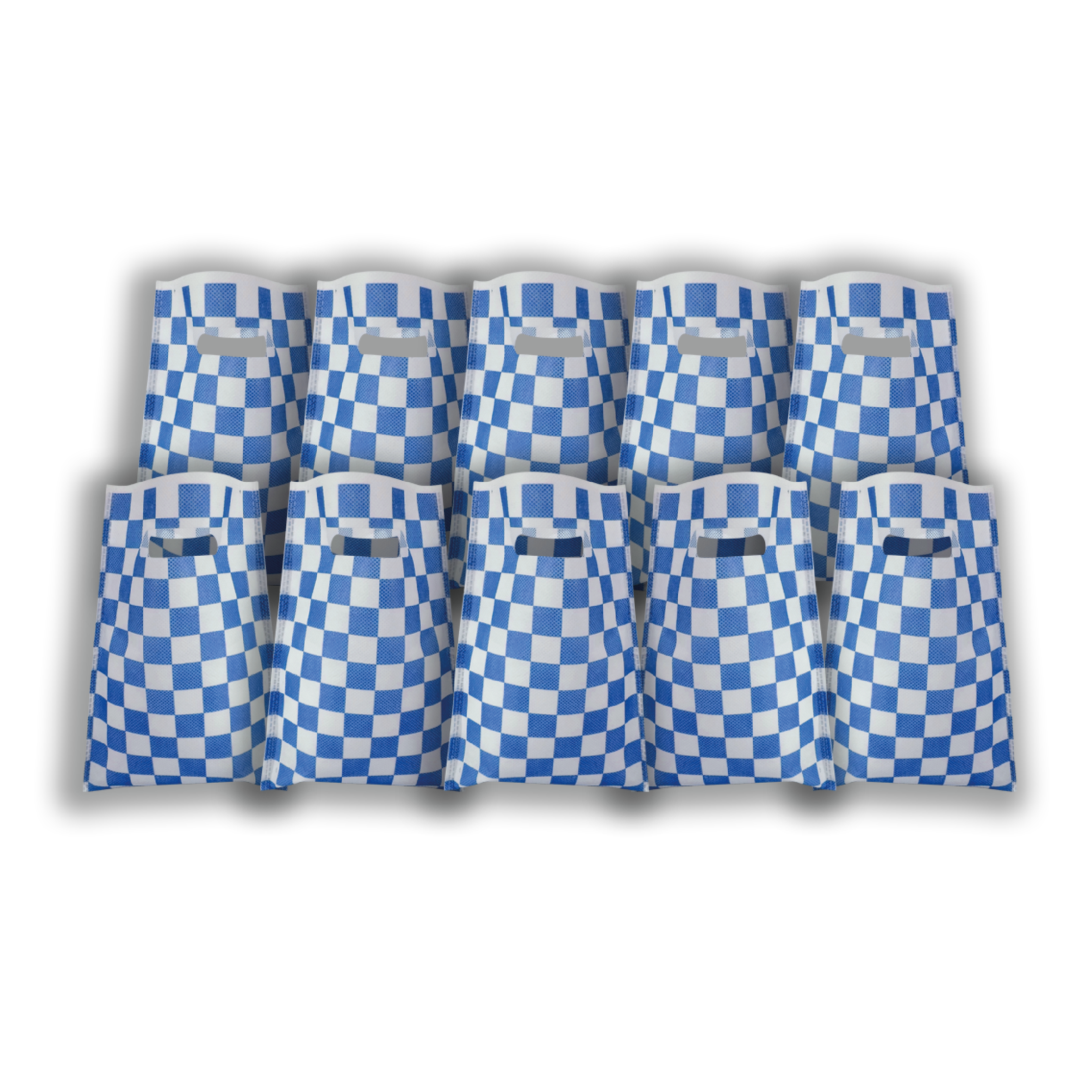 Bolsita Coti Cuadritos Azul x10