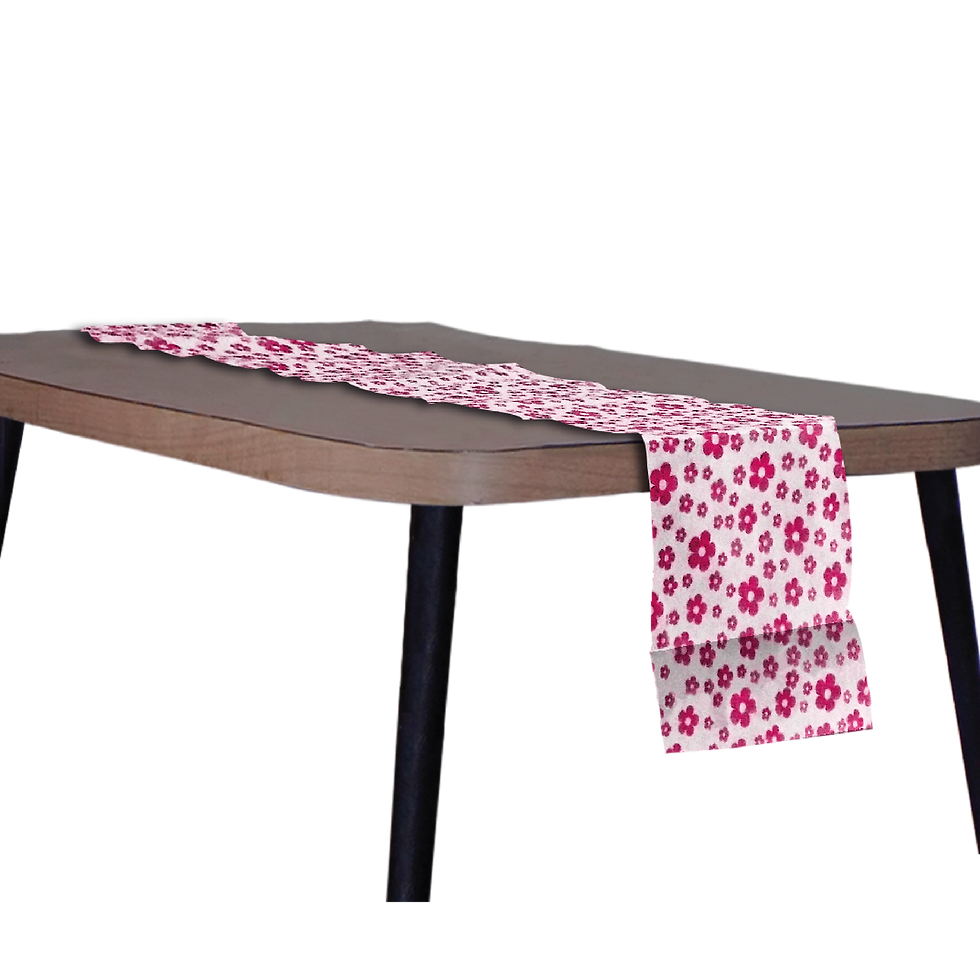 Camino Floreado Fucsia