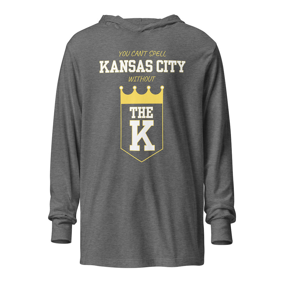 Thumbnail: Hooded long-sleeve tee - "You Can't Spell KC"