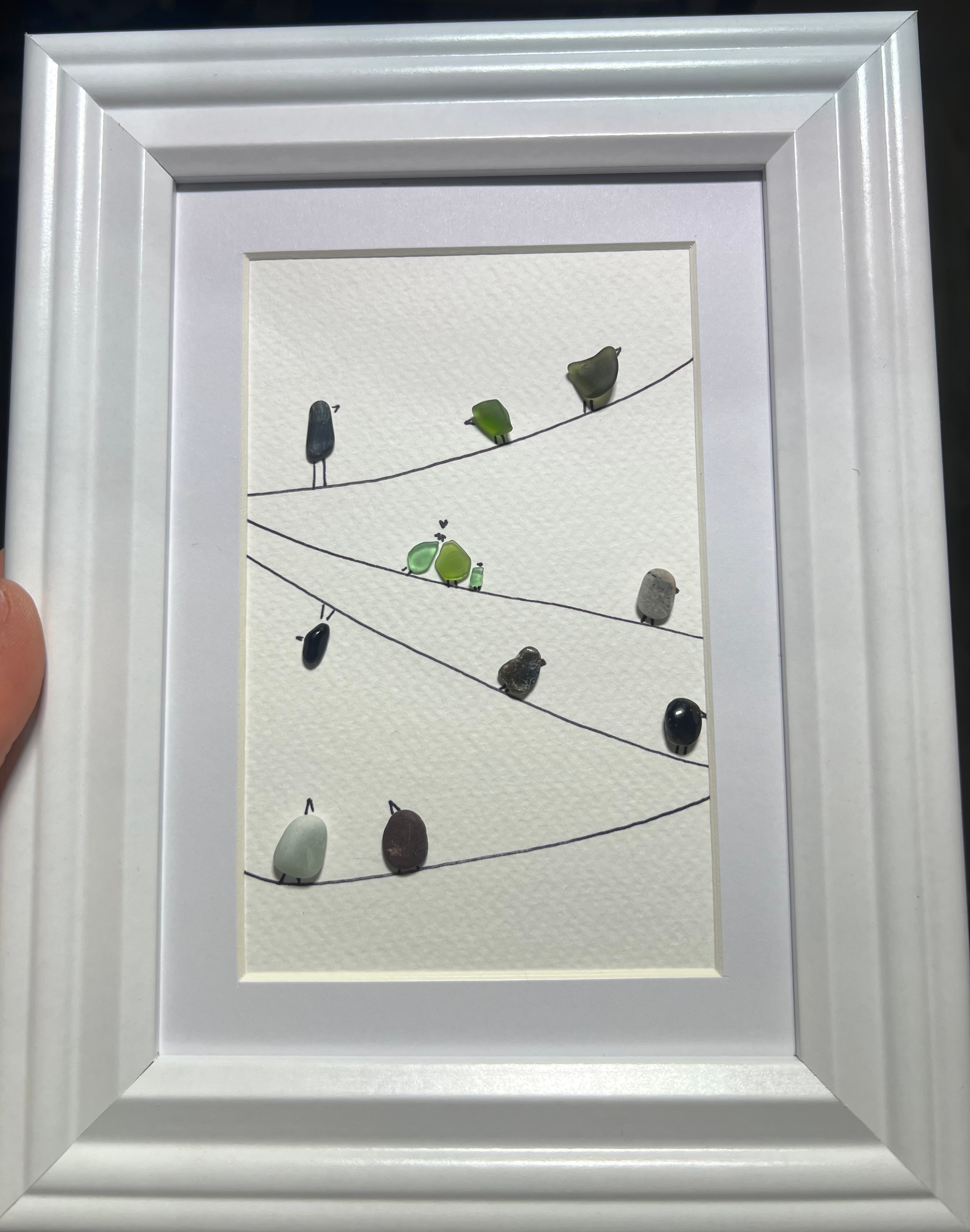 Birds on a wire 
