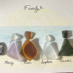 Seaglass Family Art
