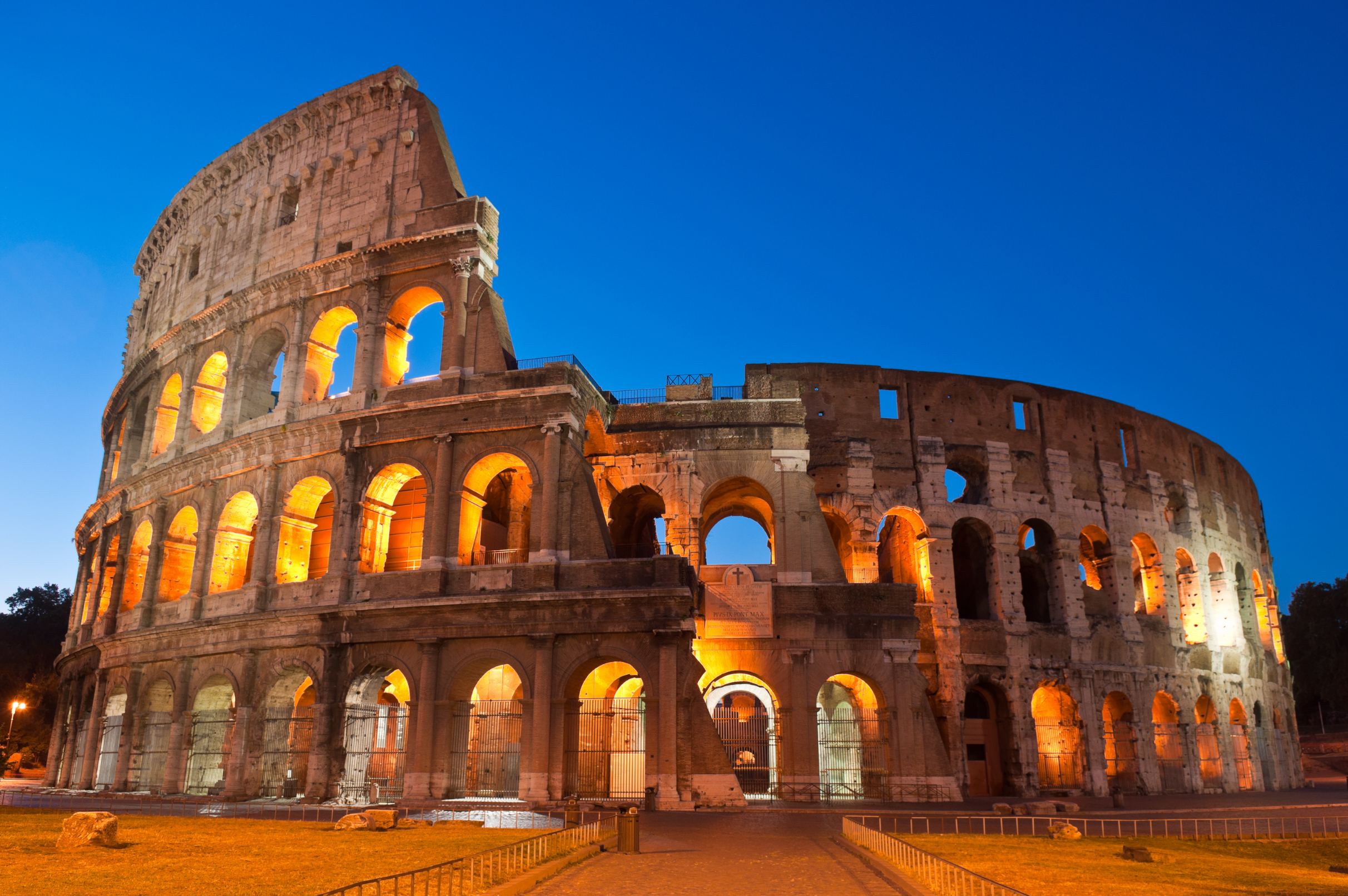 An aerial view of the Roman Colosseum for CPAC Italy 2026