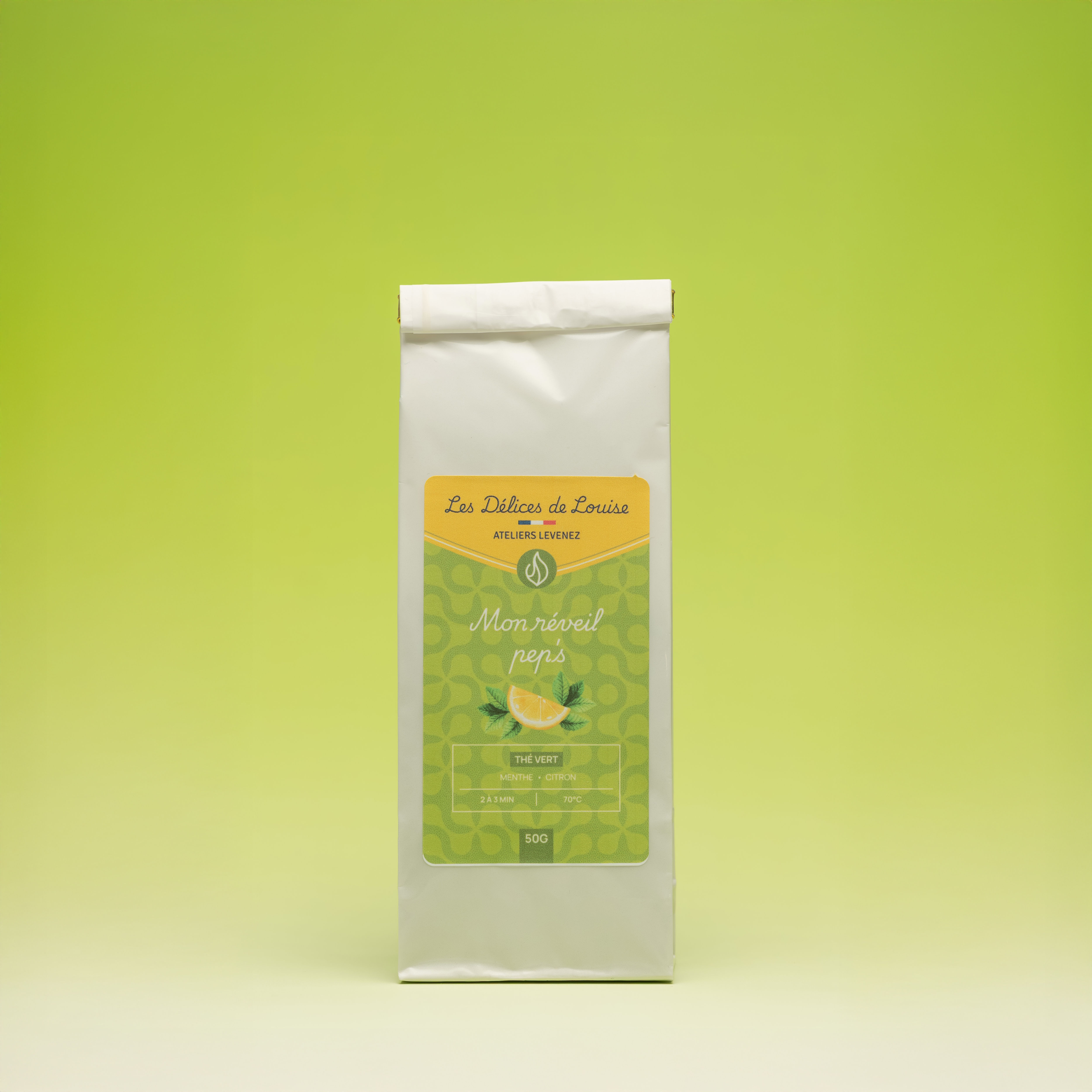 Mon Réveil Pep's - Thé Vert Menthe Citron 50gr