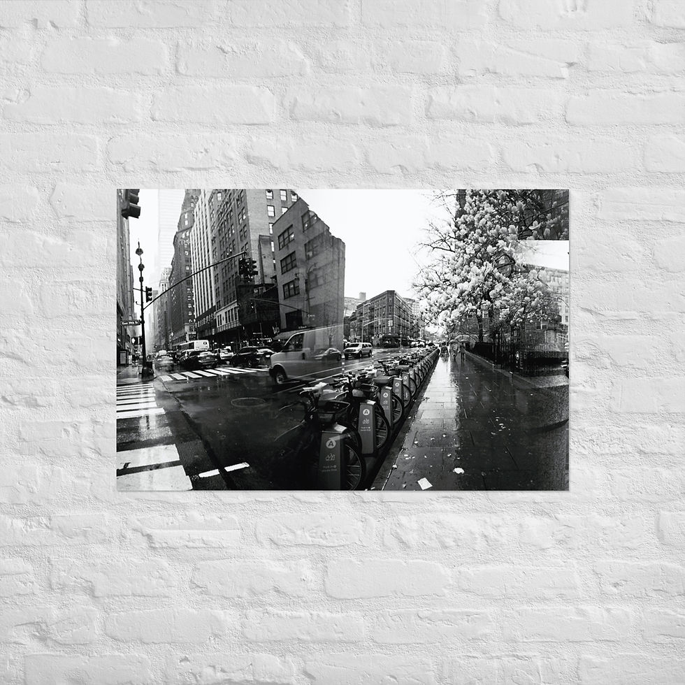 Mirrors streets in New York photography