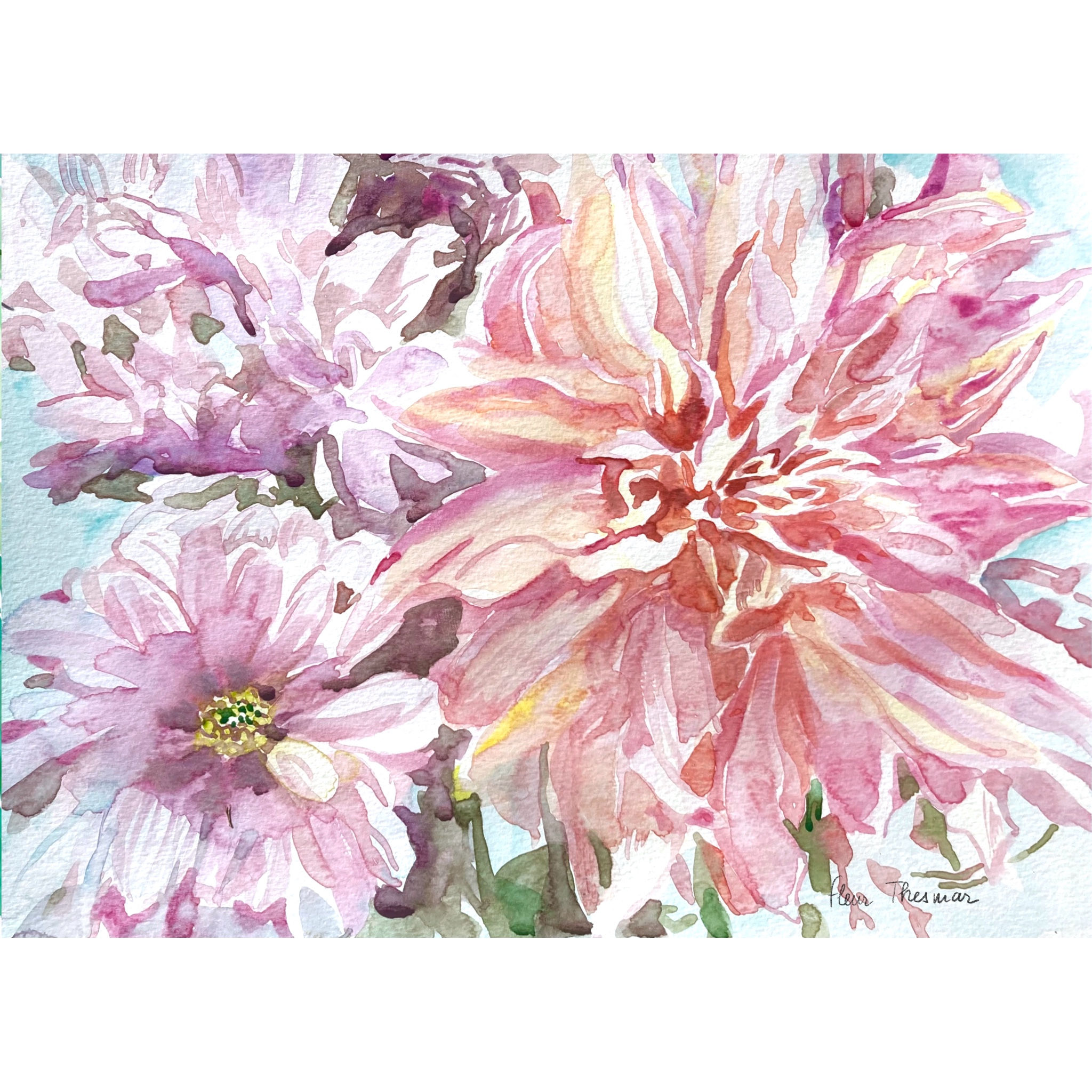 Dahlia Art Print