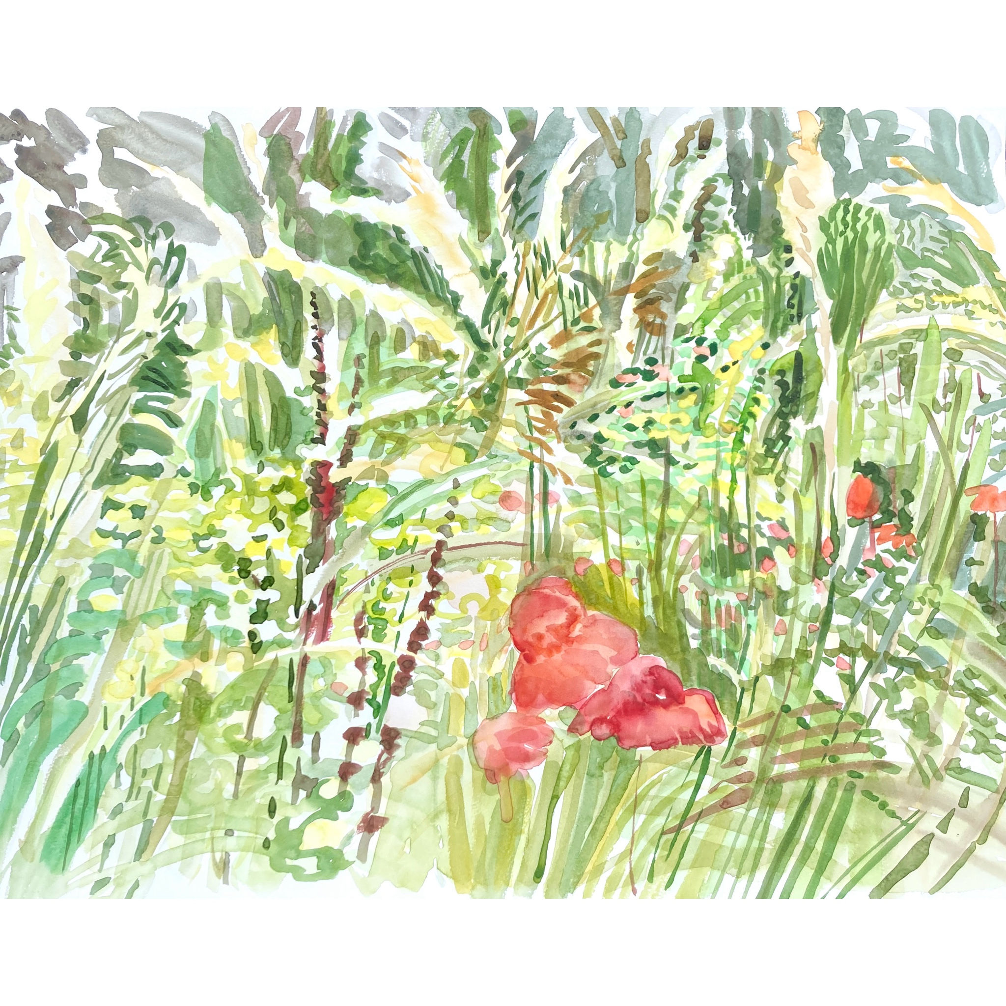 French Garden art print