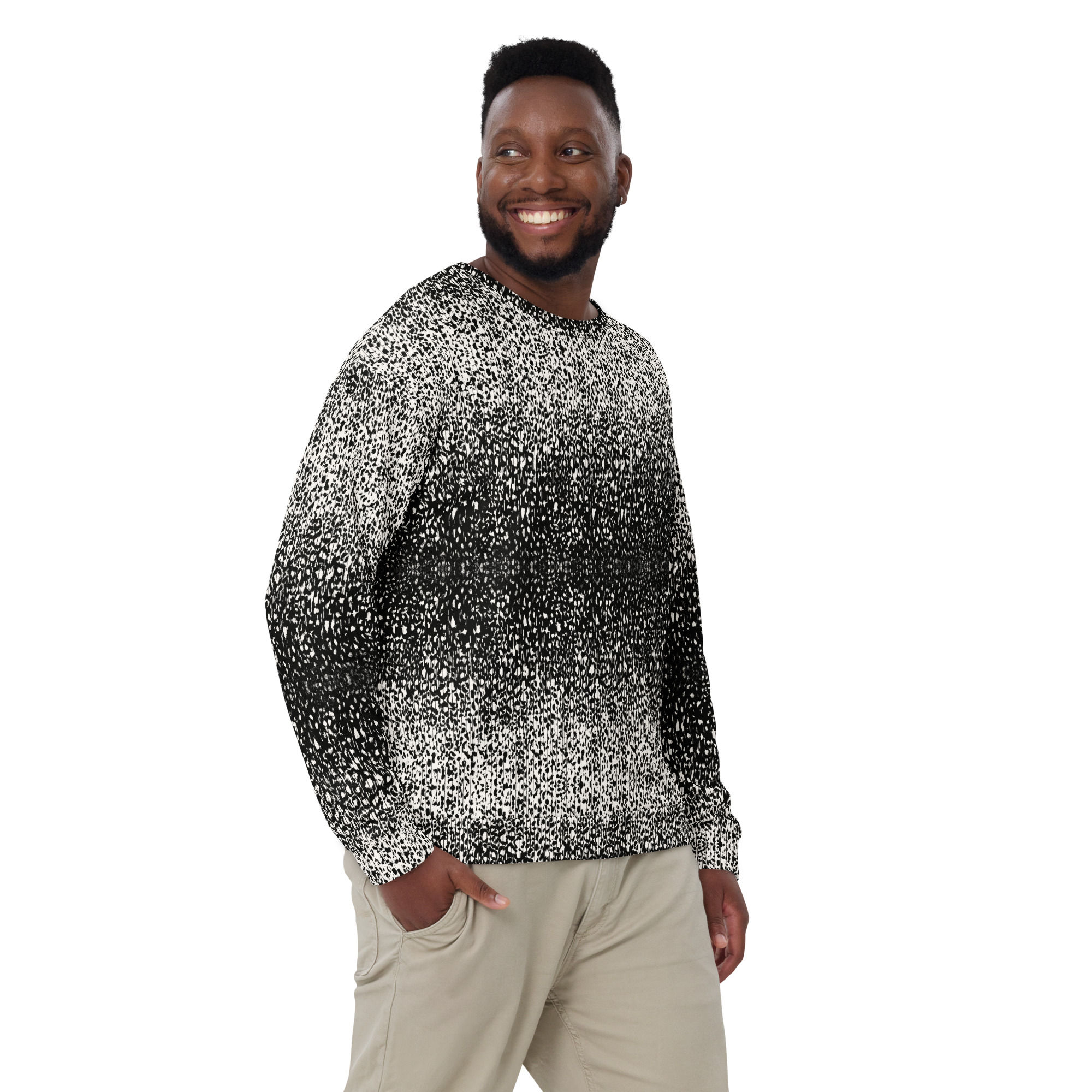 Gradient Leopard Unisex Sweatshirt