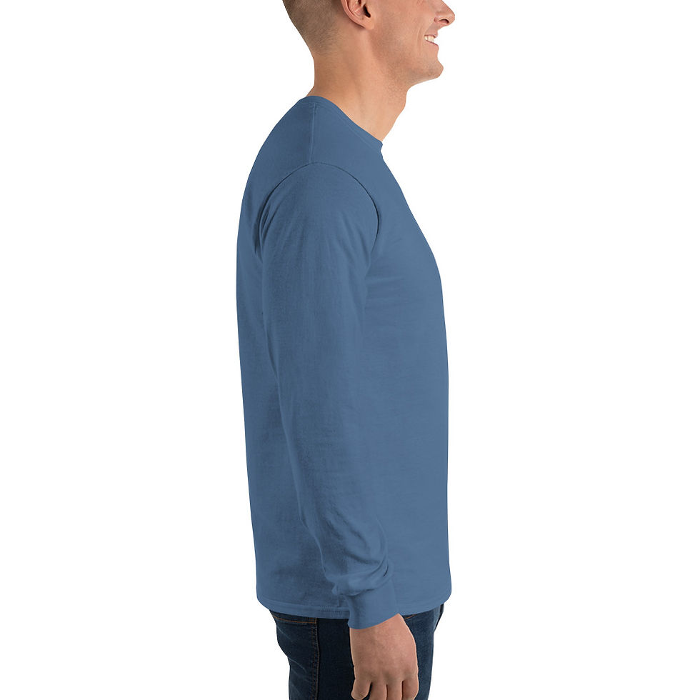 Thumbnail: Emboidered front and printed back men’s Long Sleeve Shirt