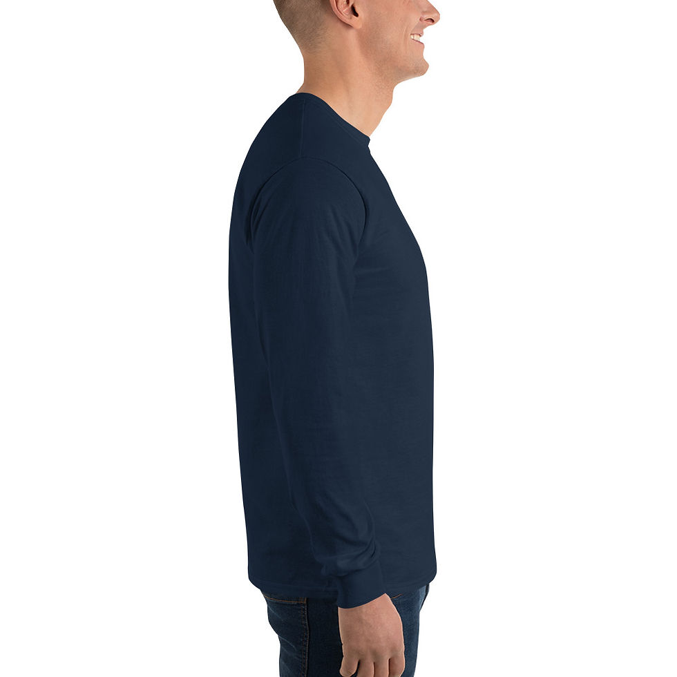 Thumbnail: Emboidered front and printed back men’s Long Sleeve Shirt