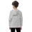 Thumbnail: Embroidered Front Printed Back Kids fleece hoodie