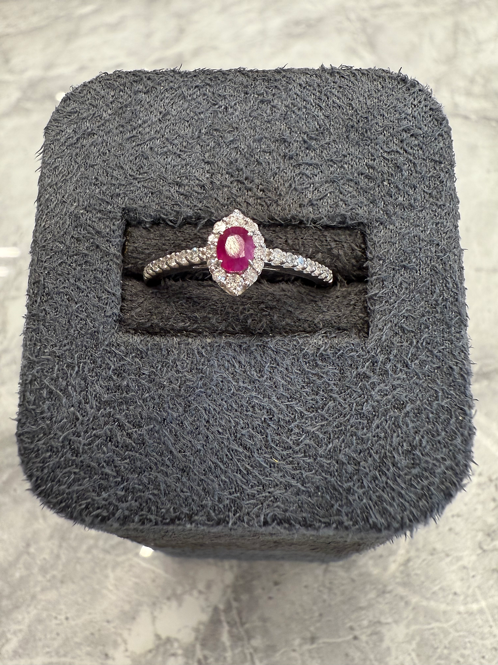 14ct Gold Sapphire & Diamond Ring