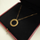 Thumbnail: 18ct Gold Cartier Screw Motif Love Circle Diamond Necklace 