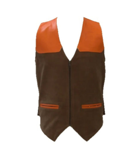 Gilet chasse respirant homme - 520 marron V2 Gilet chasse respirant homme - 520 marron V2