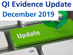 December 2019 QI Evidence Update