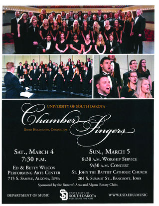 University of South Dakota Chamber Singers