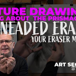 Gesture Drawing: Let's Talk [More, Again] About Kneaded Erasers & Prismacolor plus More
