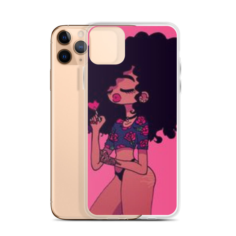 Girl With Heart iPhone Case