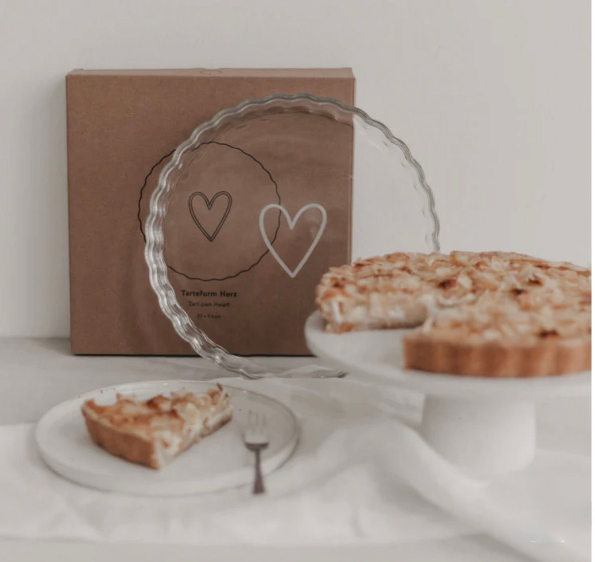 Le plat à tarte grand cœur 