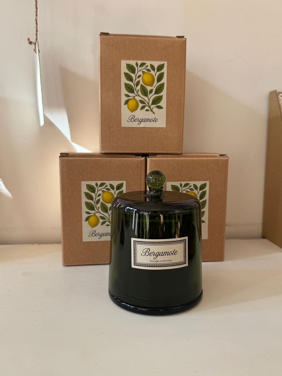 Miniature : Les bougies cloches senteur Bergamotte 