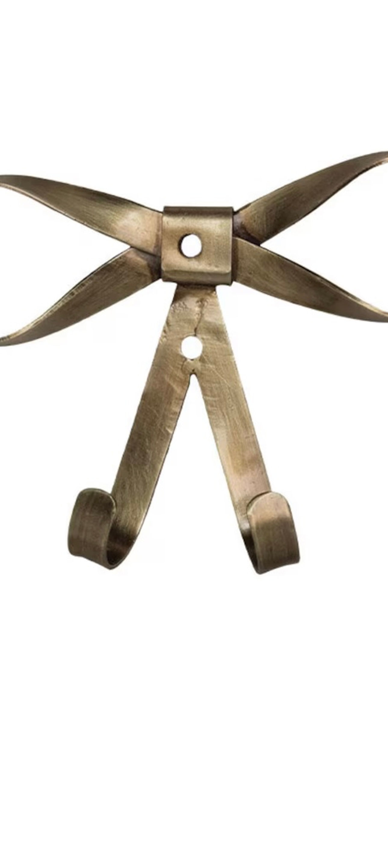 La jolie patère nœud en laiton