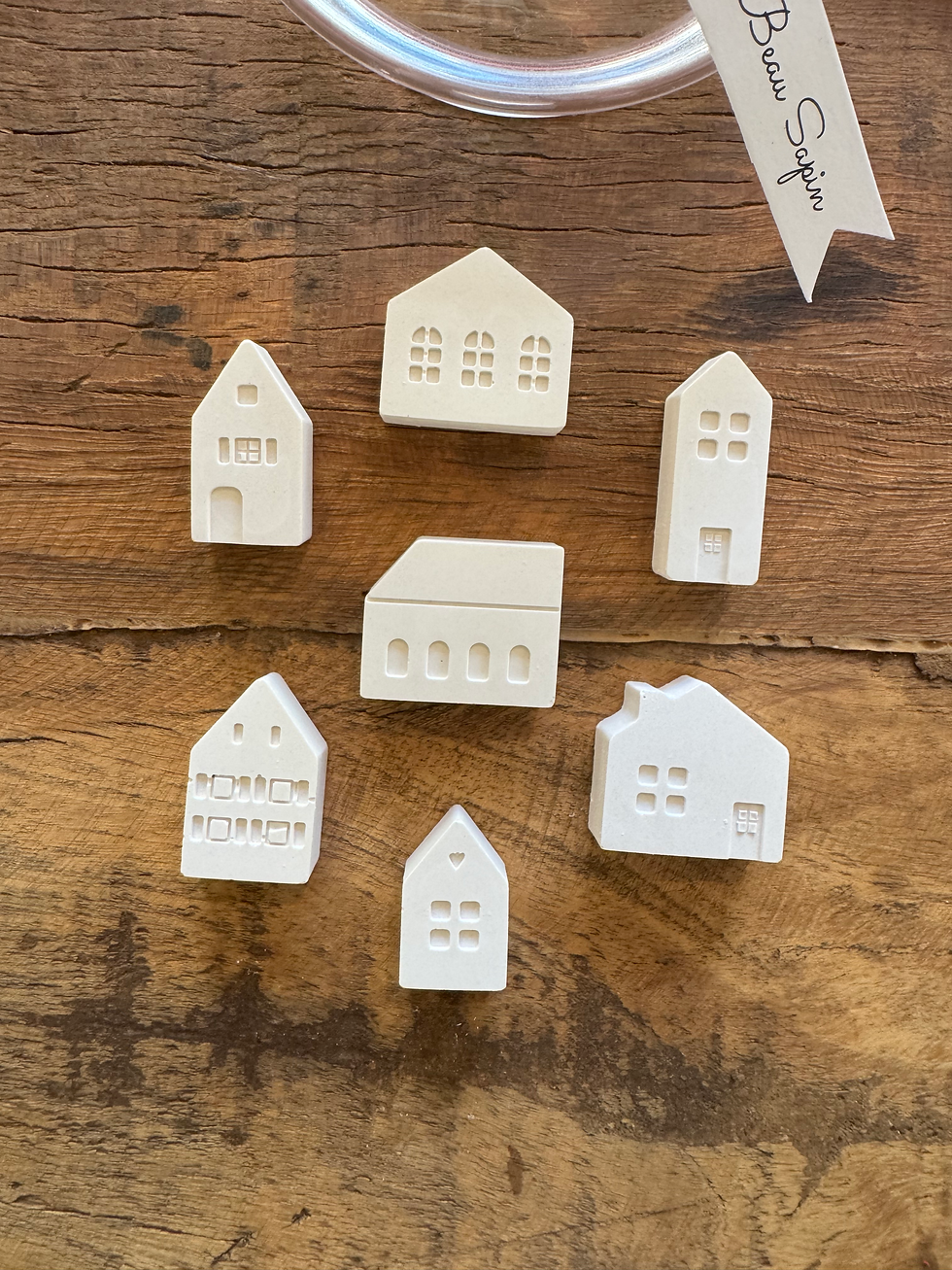 Le lot de 2 petites maisons parfumés 