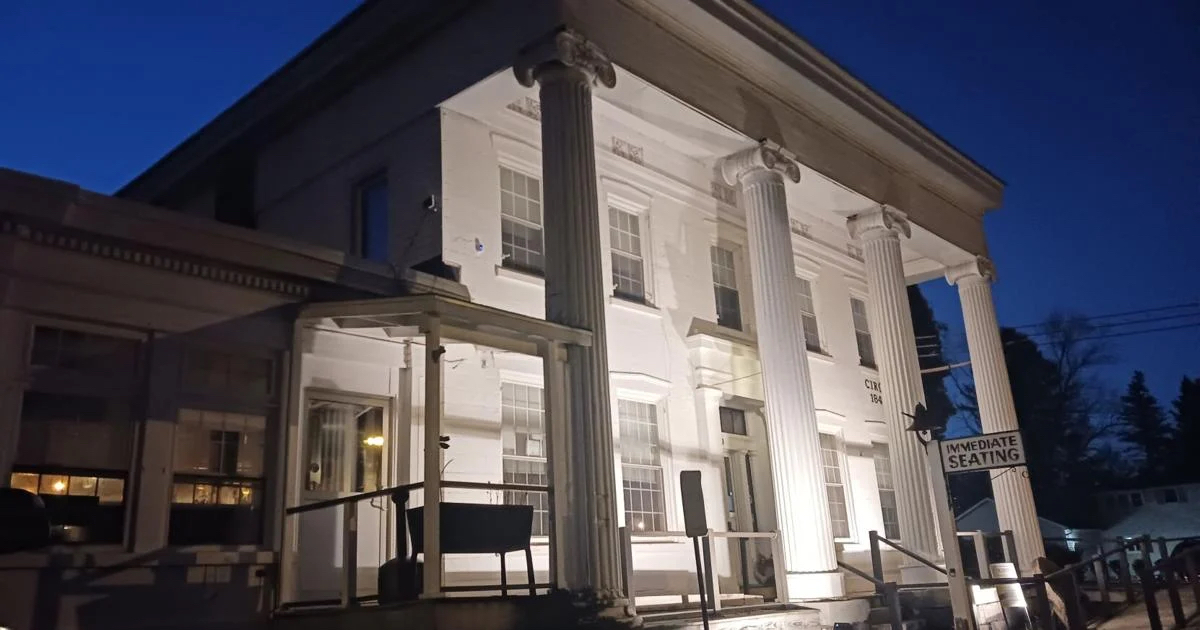Orchard Hall in Sauquoit New York, the 180-year-old historic tavern home to the ghost named Julia upstairs
