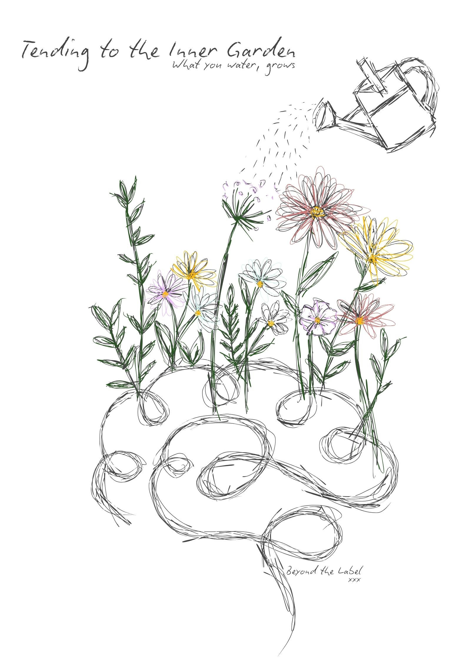 WHAT YOU WATER - FRAMED