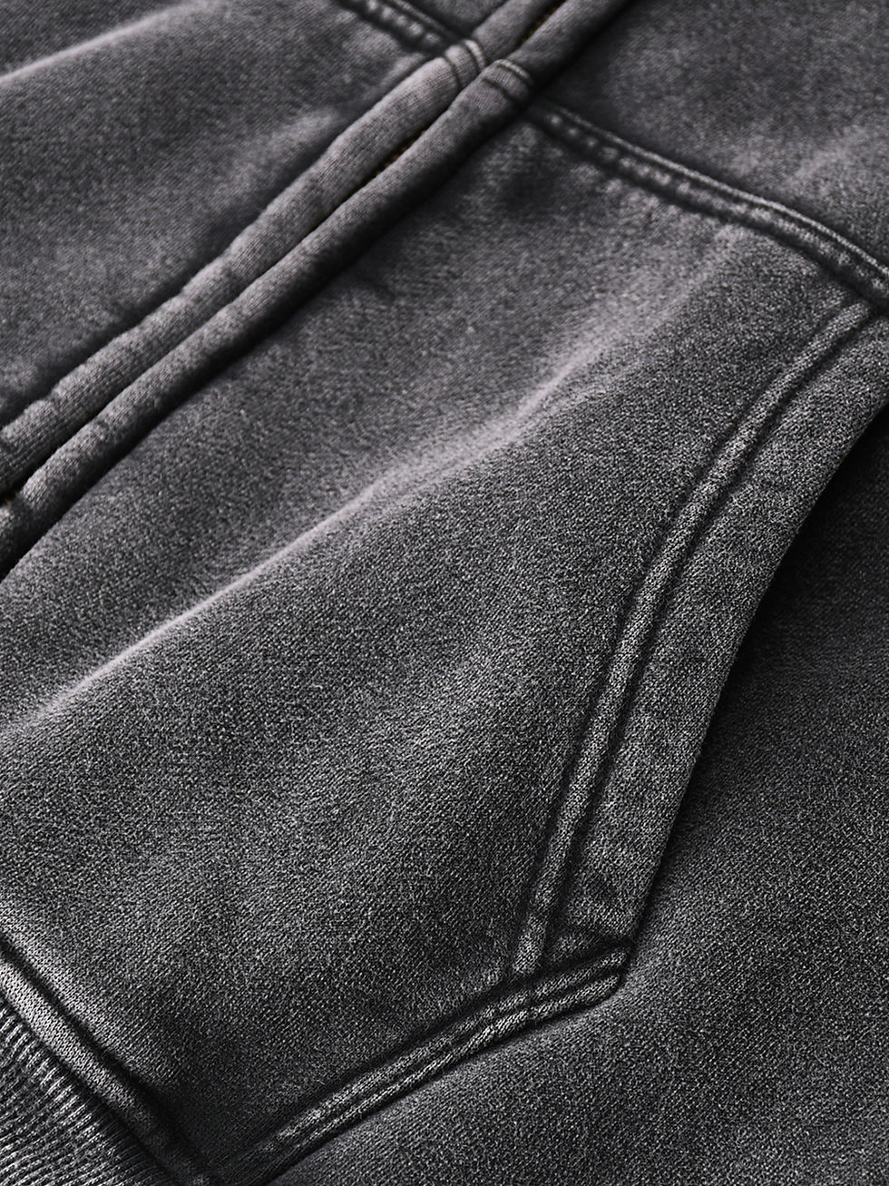 Thumbnail: This World Needs YOU/ME - Zip-Through Boxy Fleece Hoodie