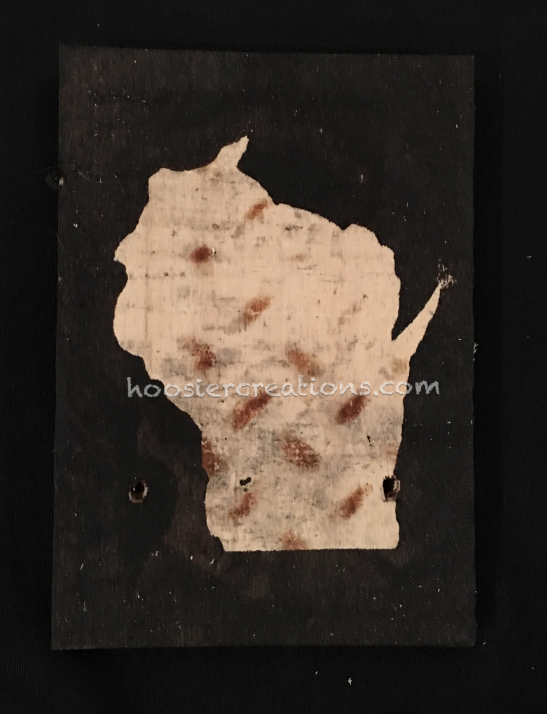 Chocolate Brown State Pride Plaques