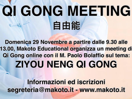 Seminario di Qi Gong Novembre