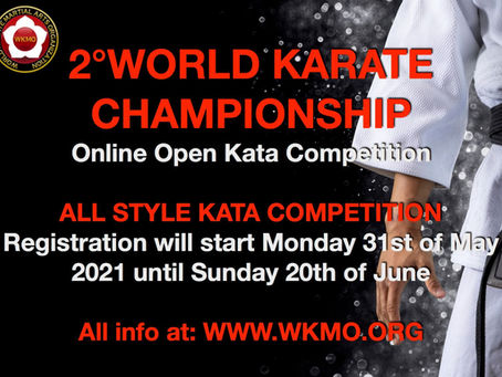 2nd WORLD KARATE OPEN CHAMPIONSHIP ONLINE
