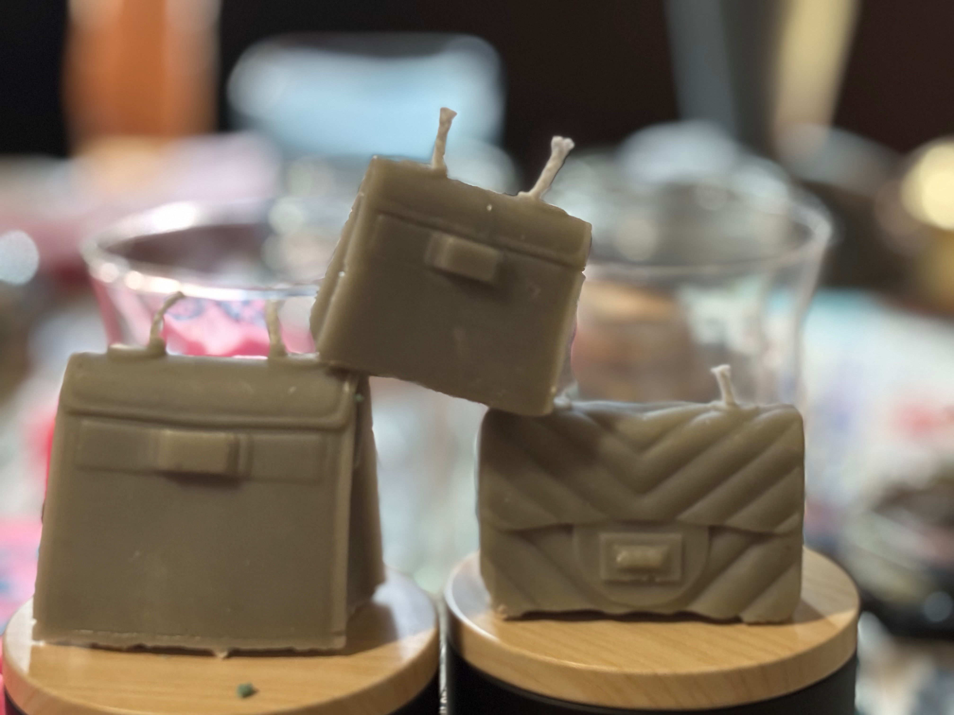 Small and different shaped novelty candles