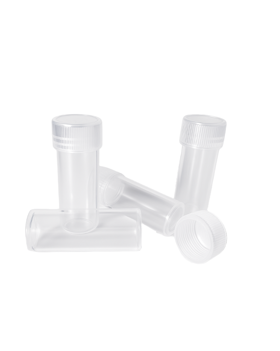 Plaströr med skruvlock