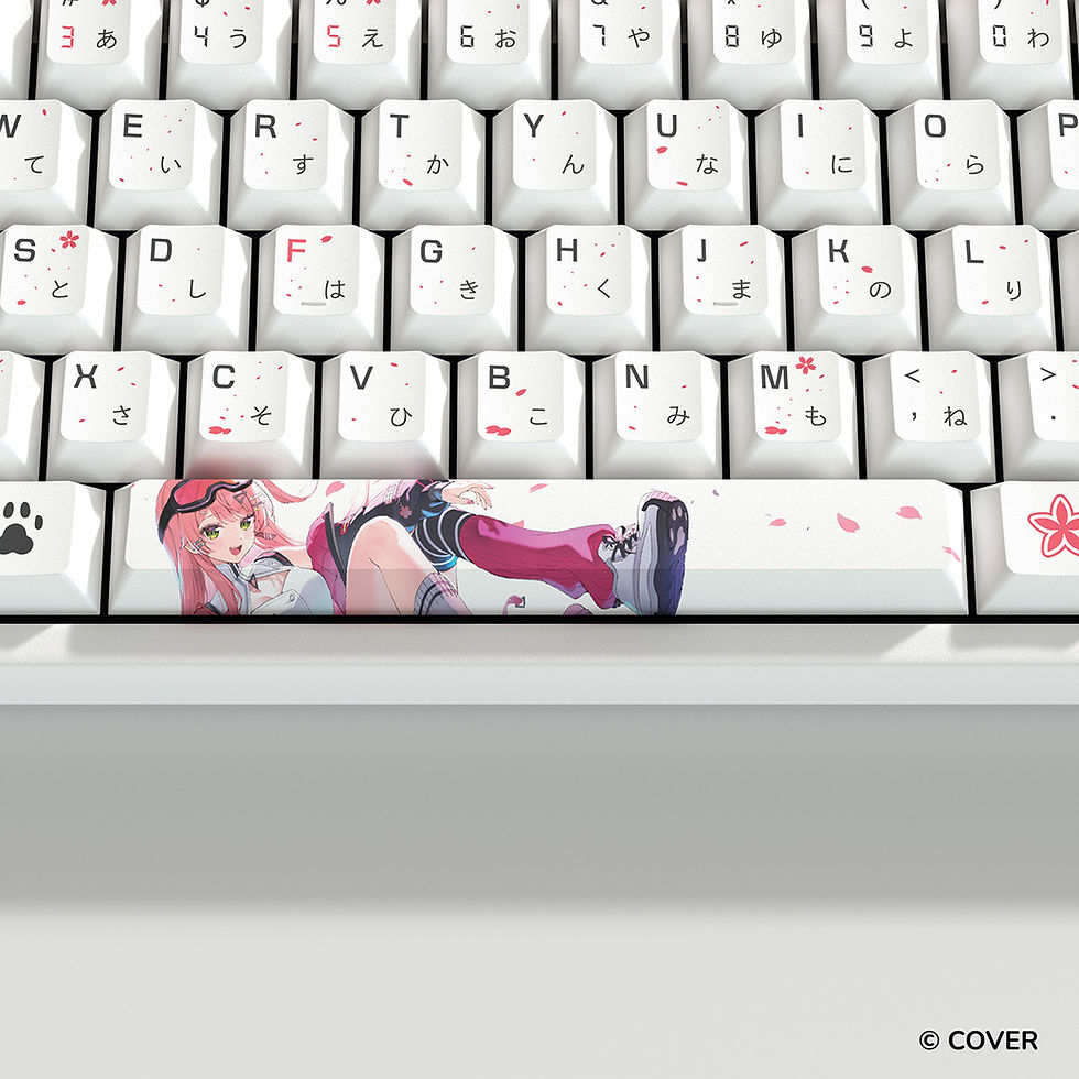 サムネイル： HYTE Sakura Miko Keycap White + Mouse Pad