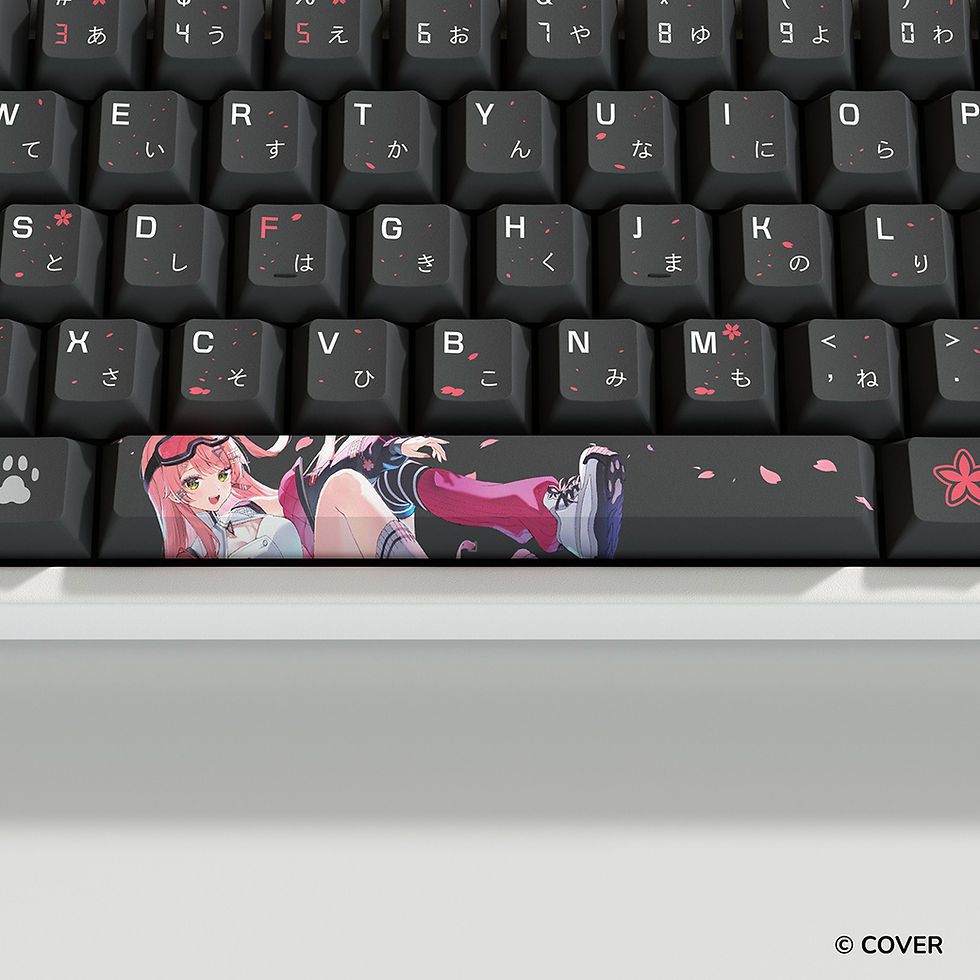 サムネイル： HYTE Sakura Miko Keycap Black + Mouse Pad