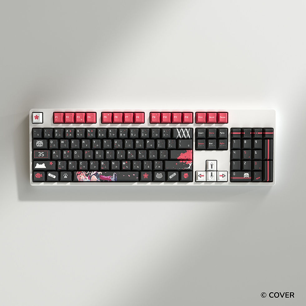 サムネイル： HYTE Sakura Miko Keycap Black + Mouse Pad