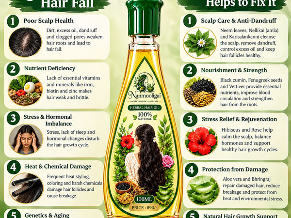 Nanmooligai Herbal Hair Oil 100ml