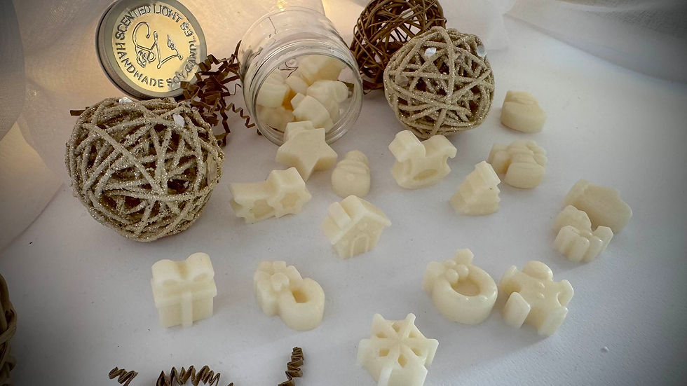 Tarts per diffusore a tema Natalizio con vari soggetti, in Cera Bio ed essenze naturali certificate, prive di sostanze nocive