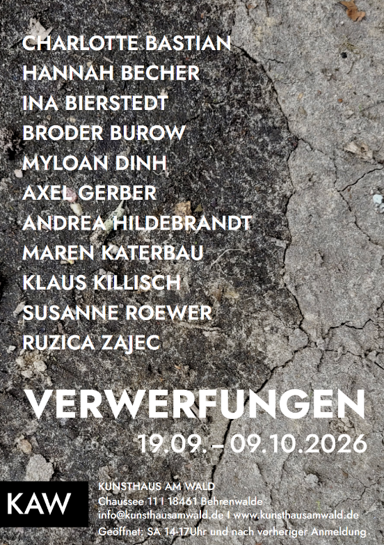 Ausstellung Kunsthaus am Wald Behrenwalde - Künstlerhaus Mecklenburg-Vorpommern Andrea Hil