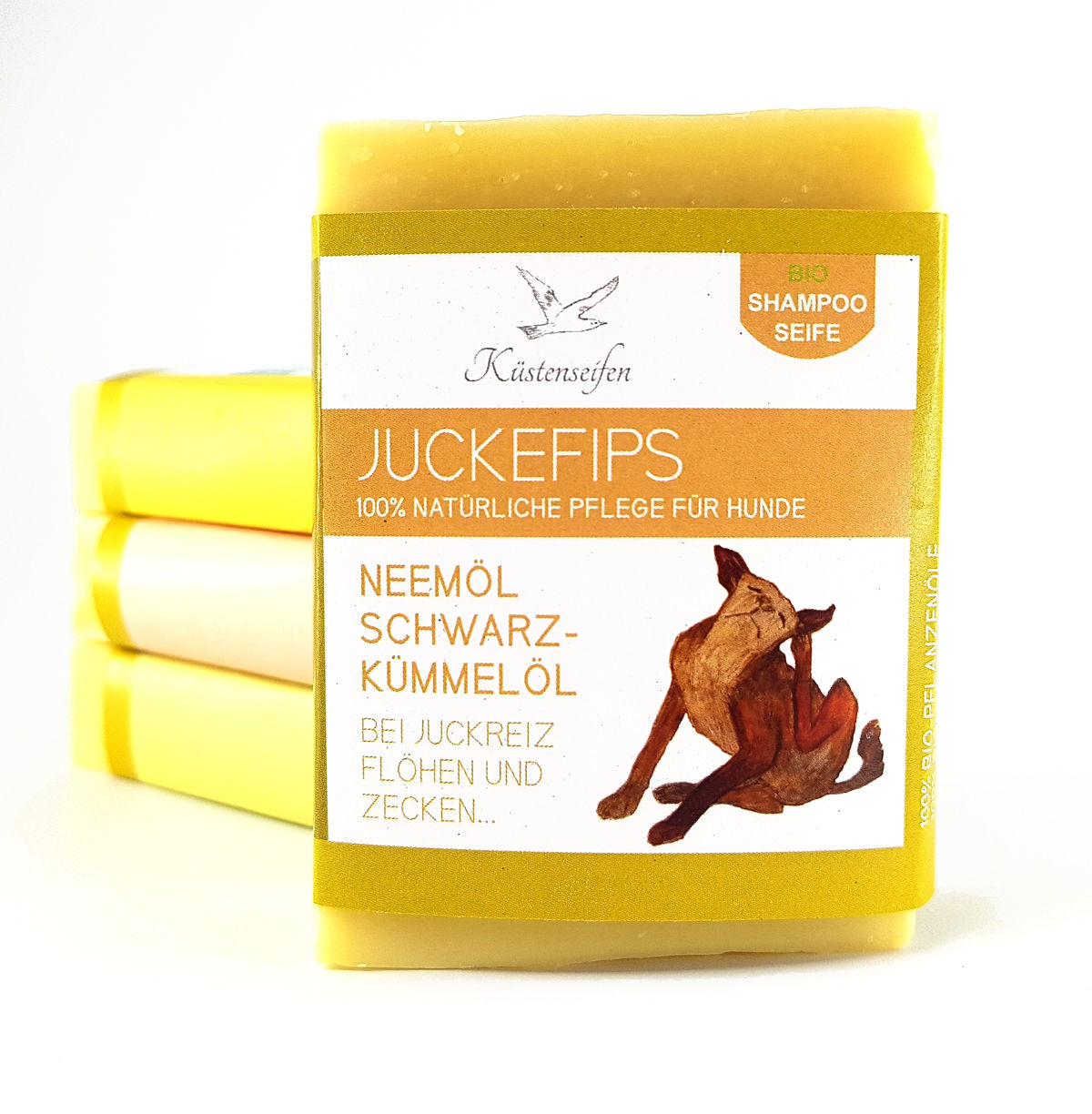 Hundeseife / Hunde Shampoo-Seife "Juckefips"