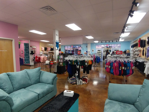 VIEW FROM BACK OF STORE
