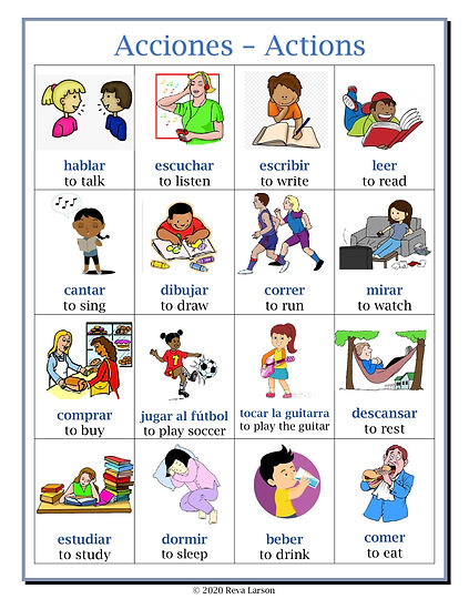 Spanish & English Actions 