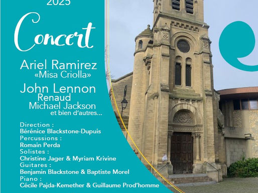 2 février - Concert de la chorale Musique en Val d’Oise