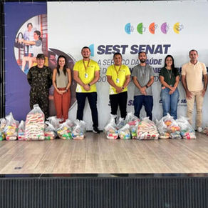 Prefeitura de Cruzeiro do Sul e SEST SENAT distribuem mais de 1,5 tonelada de alimentos para instituições sociais do município