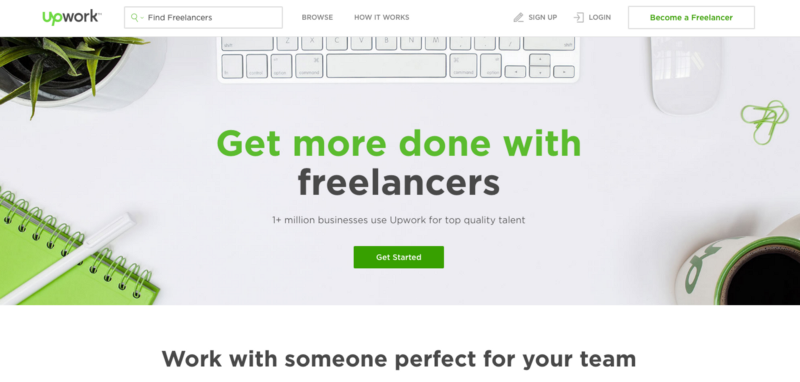 Upwork and freelance sites