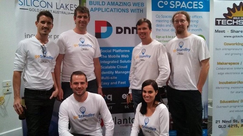 gostandby team photo, startup weekend