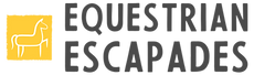 Equestrian Escapades Text Logo with Icon