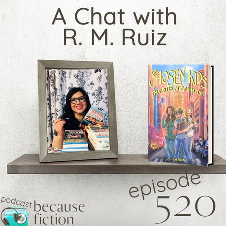 author R.M. Ruiz and book four of the Chosen kids